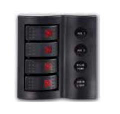 SWITCH PANEL 4 LÜ ÇİFT led
