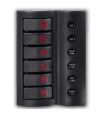 SWITCH PANEL 6 LI ÇİFT led