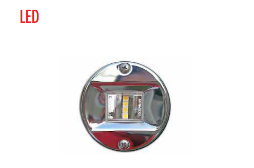 KIÇ FENERİ YUVARLAK cr-ni 12v led