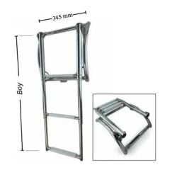 BOT MERDİVENİ 3 BASAMAKLI cr-ni 88cm