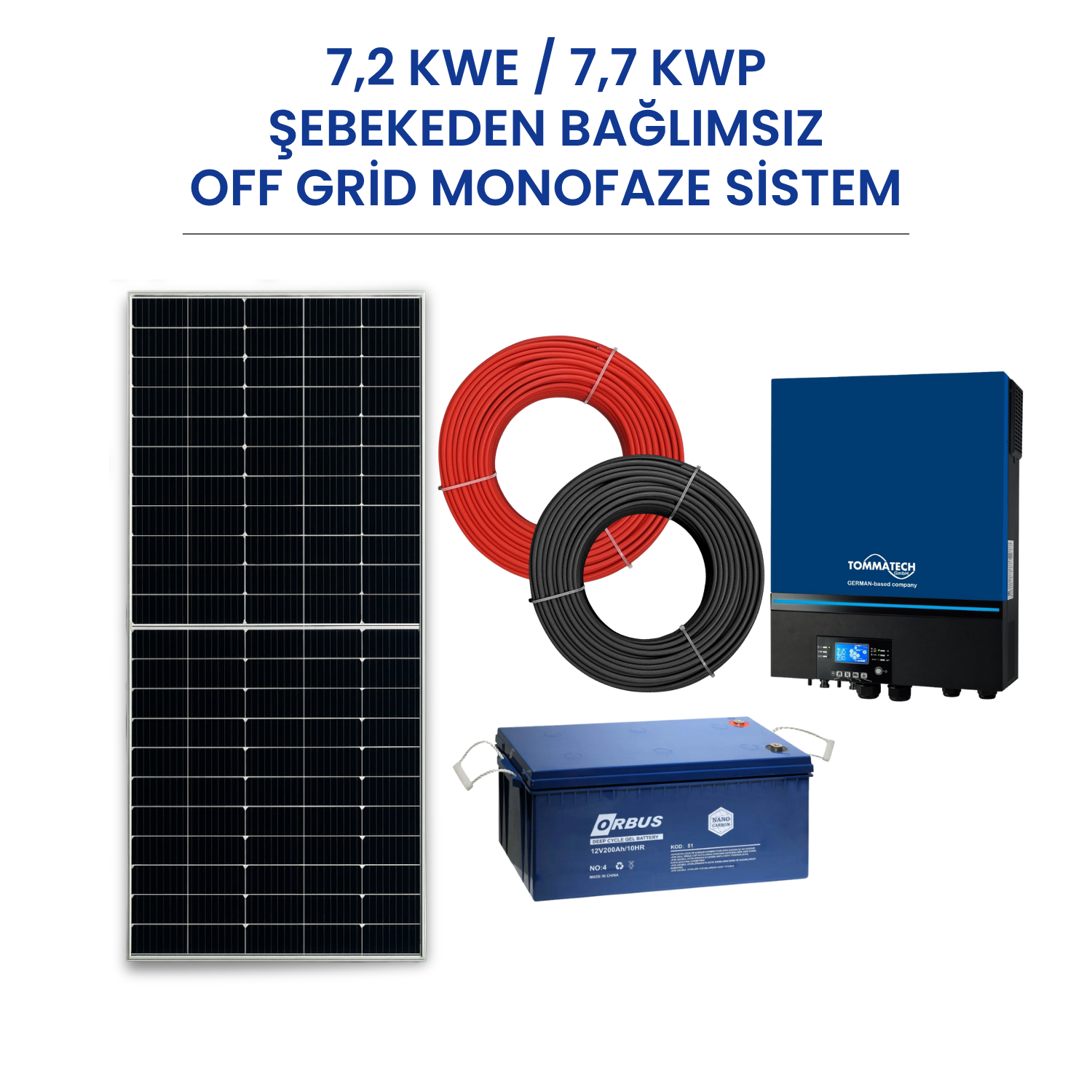 Jel Akülü Solar Paket Sistem 5