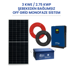 Jel Akülü Solar Paket Sistem 3