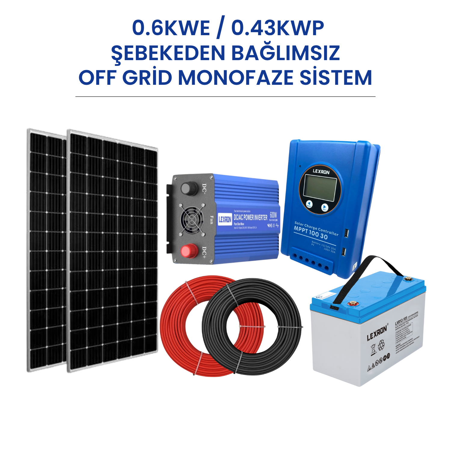 Jel Akülü Solar Paket Sistem 1