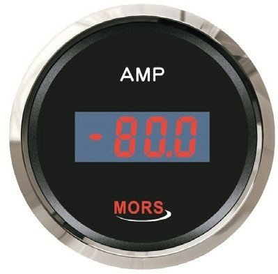 DİJİTAL AMPERMETRE 12-24V SİYAH ( ŞÖNT DAHİLDİR )