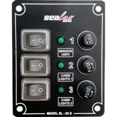 3 Anahtarlı İzoleli Dikey Swıtch Panel