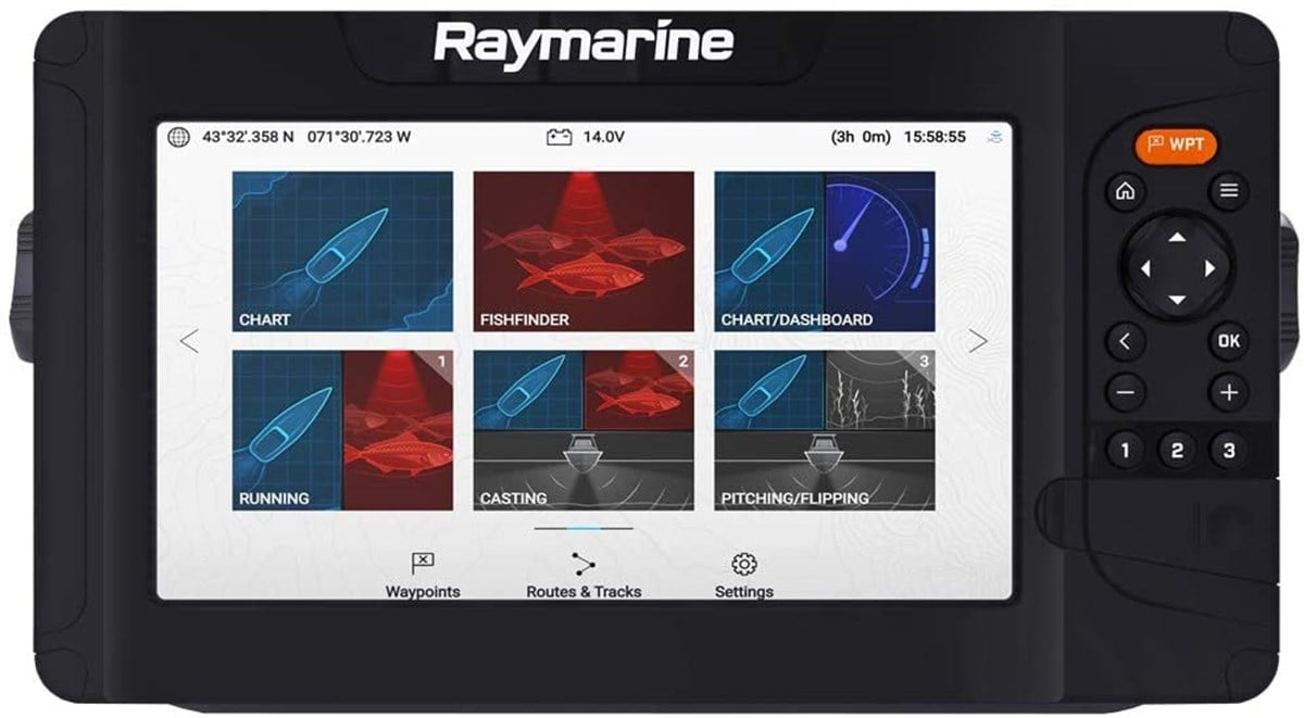 Raymarine Element 9 S CHIRP Balık Bulucu GPS WiFi