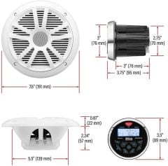 BOSS YUVARLAK TEYP + HOPARLÖR MCKGB350W.6
