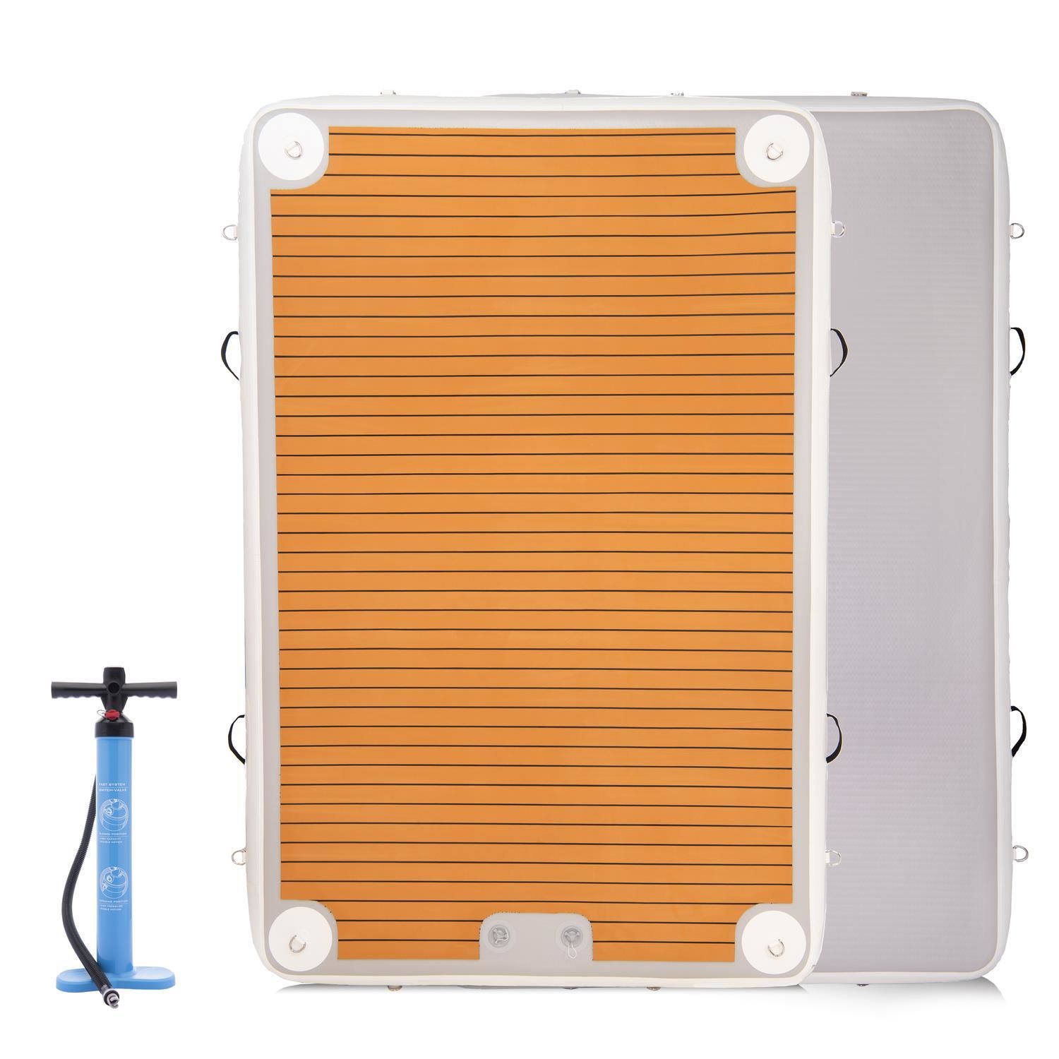 Şişme Yüzen Ada Tekne Platfrom 2.5M X 1.5M X 0.2M