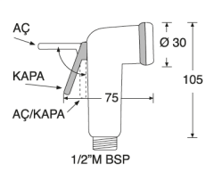 DUŞ KAFASI BARKA D31