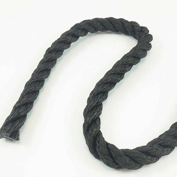 POLYESTER HALAT 3 KOLLU 18 MM SİYAH