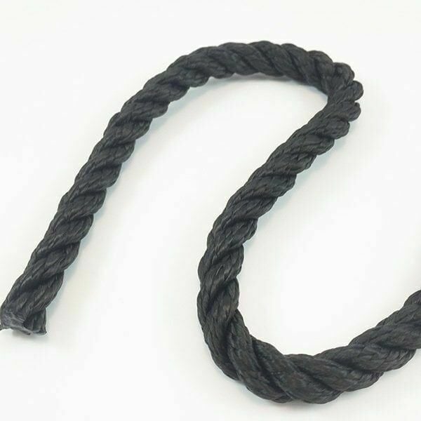 POLYESTER HALAT 3 KOLLU 18 MM SİYAH