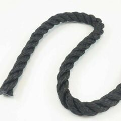 POLYESTER HALAT 3 KOLLU 18 MM SİYAH