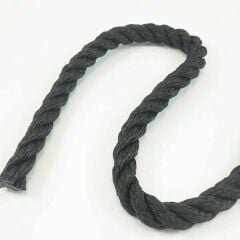 POLYESTER HALAT 3 KOLLU 24 MM SİYAH