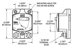 Blue Sea Systems otomatik sigorta  Amper  40A