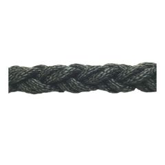 POLYESTER HALAT 8 KOLLU 16 MM SİYAH